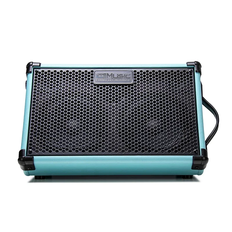 Фото Coolmusic Bp40D Усилитель для акустической гитары с питанием Портативный Bluetooth-динамик 80 Вт с эффектом реверберации хоруса 6 входов 3-полосный эквалайзер №5