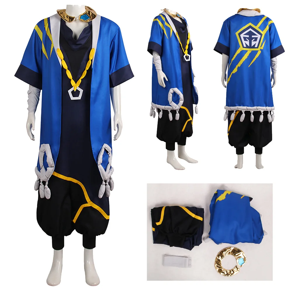 

Anime Legends Arceus Adaman Cosplay Costume Coat Jumpsuit Full Set Outfits Halloween Carnival Roleplay Disguise Suit