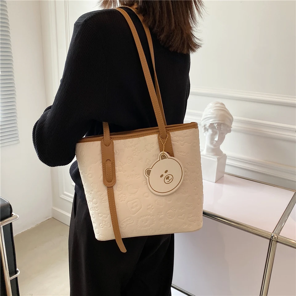 

Summer Hot Selling Fashion Shoulder Handbag For Women Tote Cartoon Printing Bag Girl Hand Bag For Young Ladies HA408