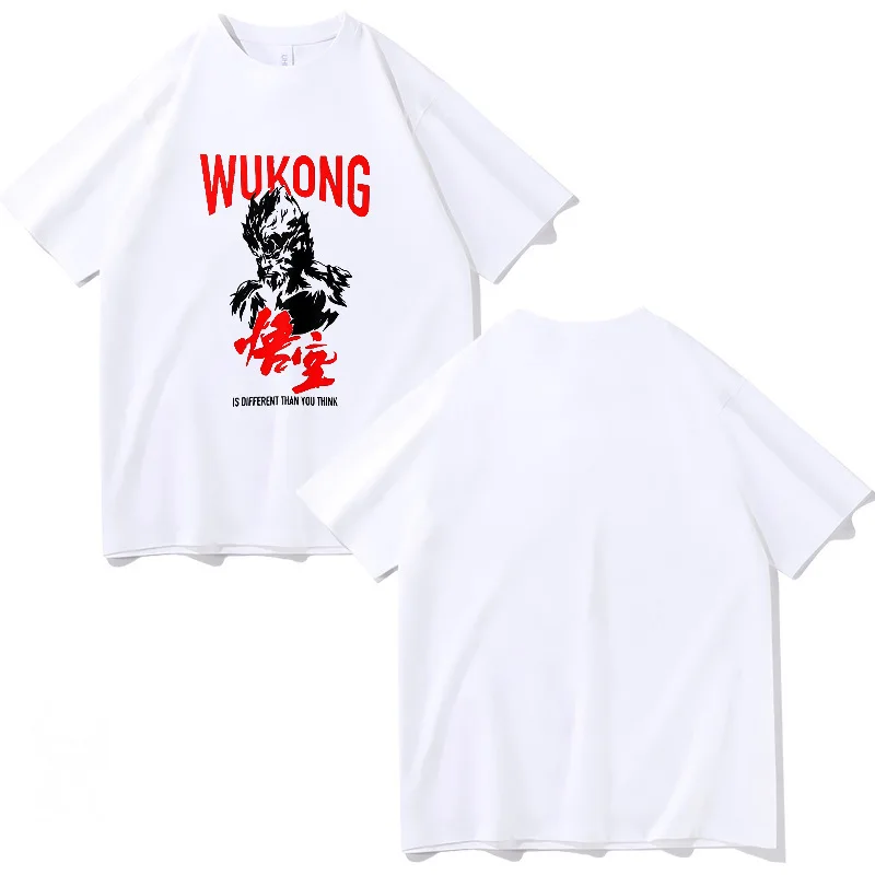 Лидер продаж черный миф костюм для косплея Wukong футболка с рисунком из аниме игры