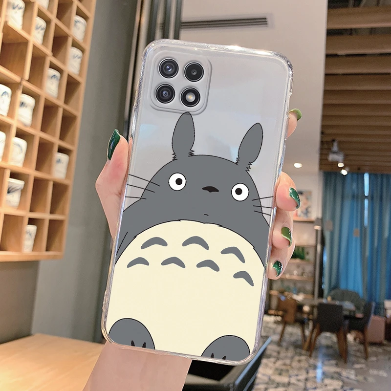 Милый чехол в стиле аниме для Samsung Galaxy A22 4G A 22 A22S телефонная Обложка студии ghibel