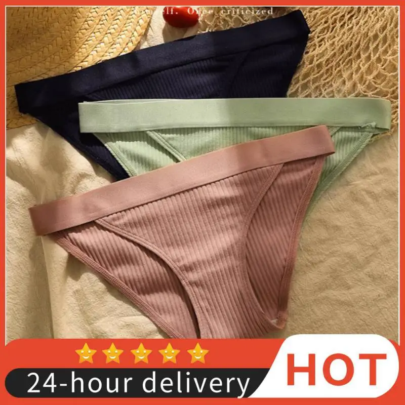 

Женские Трусы-стринги из чистого хлопка, бесшовные, дышащие