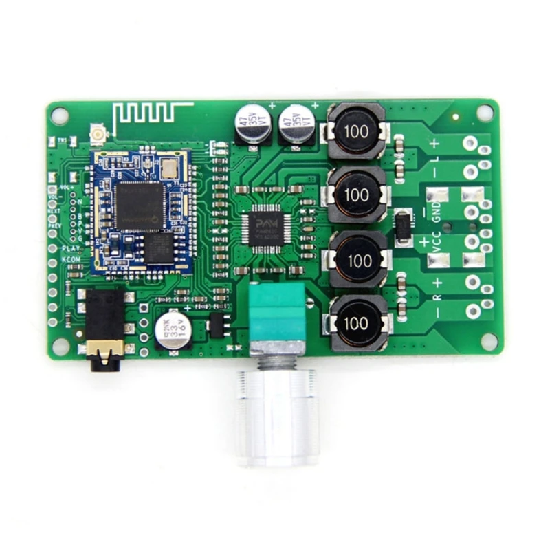 

T5EE Bluetooth-compatible 5.0 Receiver Board QCC3031/3034 APTXHD Amplifier For DIY Speaker Power Amplifiers 2x10W/15W