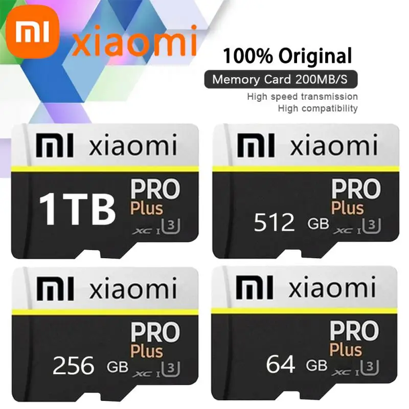 Карта памяти Xiaomi 512 ГБ 1 ТБ 64 128 256 высокоскоростная флеш-карта TF SD 32 16 Micro карта