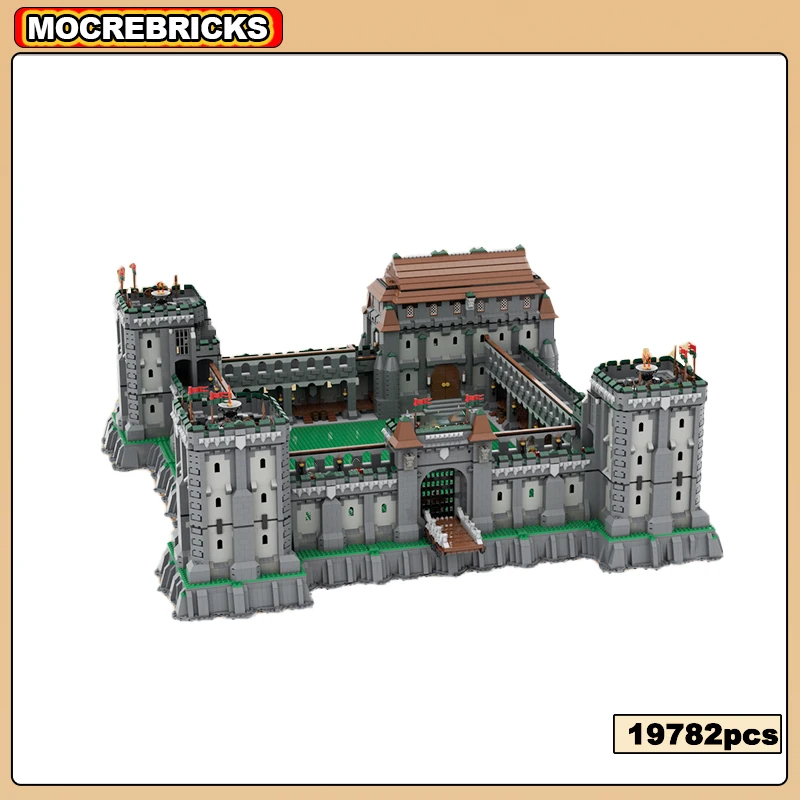 MOC-40003 знаменитая архитектура большой замок короля модульный строительный блок