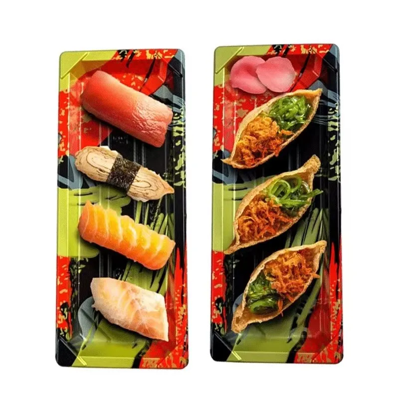 50 шт. одноразовые контейнеры для суши фруктовых пирожных |