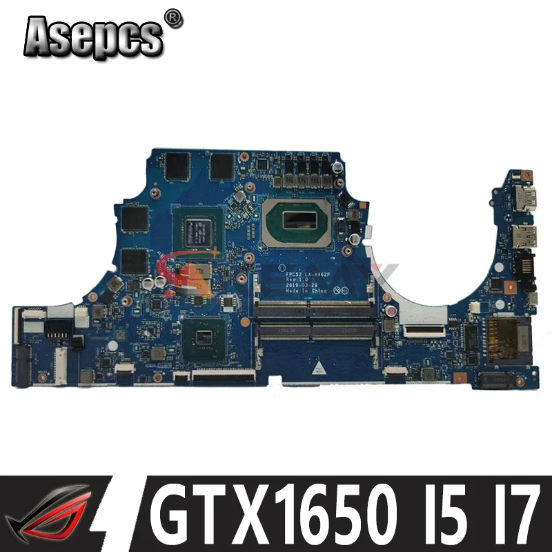 

LA-H462P Motherboard For HP Pavilion 15-DK 15T-DK Laptop Motherboard Mainboard With I5-9300H i7-9750H CPU GTX1650 4GB GPU