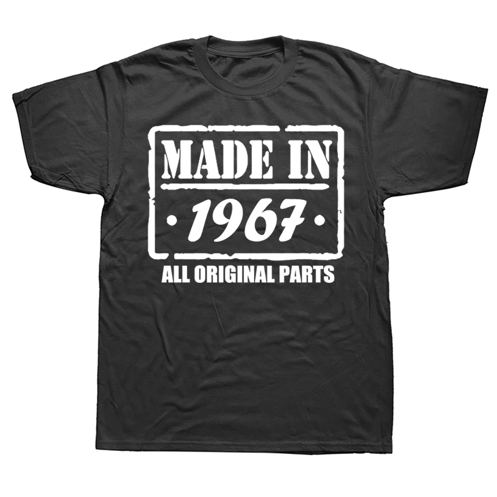 

Novelty Awesome Made In 1967 T Shirts Graphic Cotton Streetwear Short Sleeve Birthday Gifts Summer Style T-shirt Mens Clothing