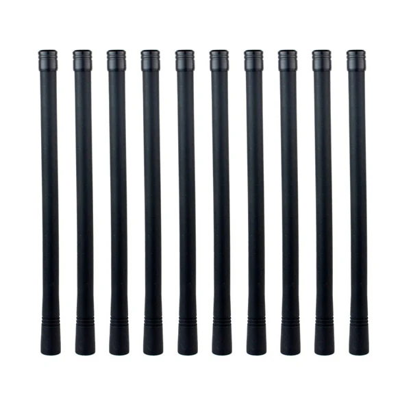 

10pcs VHF 136-174MHz Antenna Male for Vertex VX-150 VX-160 VX-180 Walkie Talkie Two Way Radio