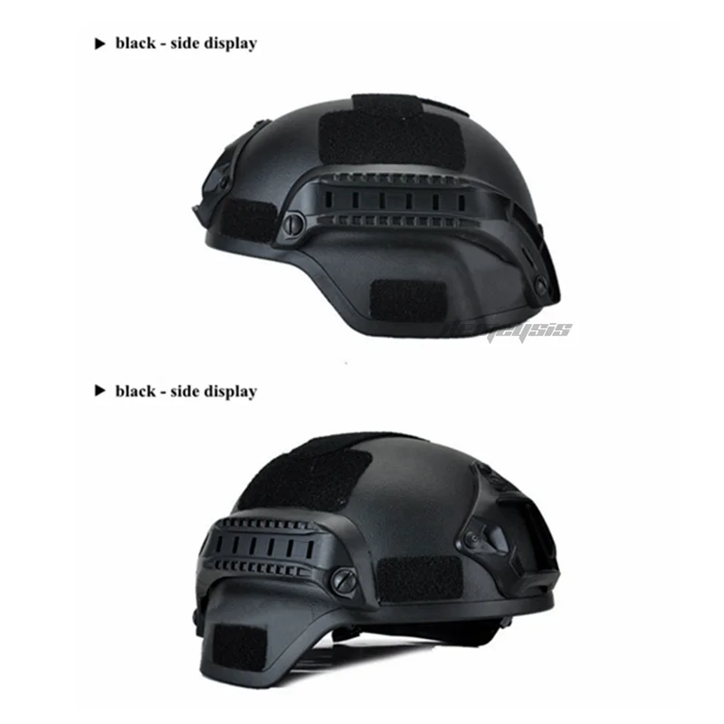 Tactical Paintball Helmet Mich 2000 Lightweight Military Airsoft Shooting Helmets Outdoor Hunting CS Protective Equipment | Спорт и