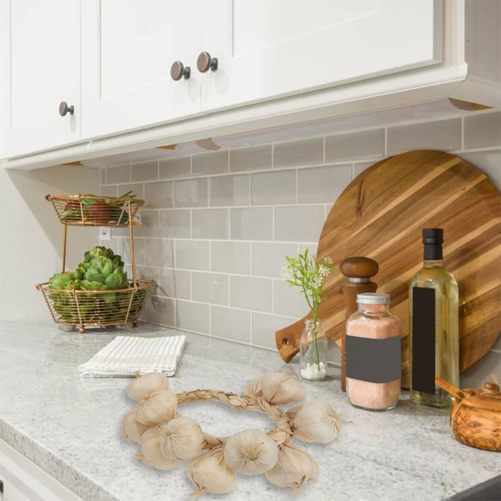 3 шт. искусственный чеснок настенные подвески поддельные имитация гирлянды