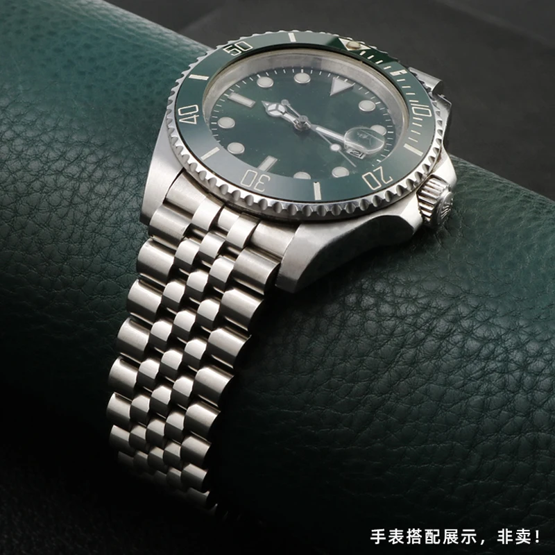 Watch Accessories Band FOR Rolex Daytona Water Ghost Submariner Watch Bracelet Chain 20mm Solid Stainless Steel Watch Strap