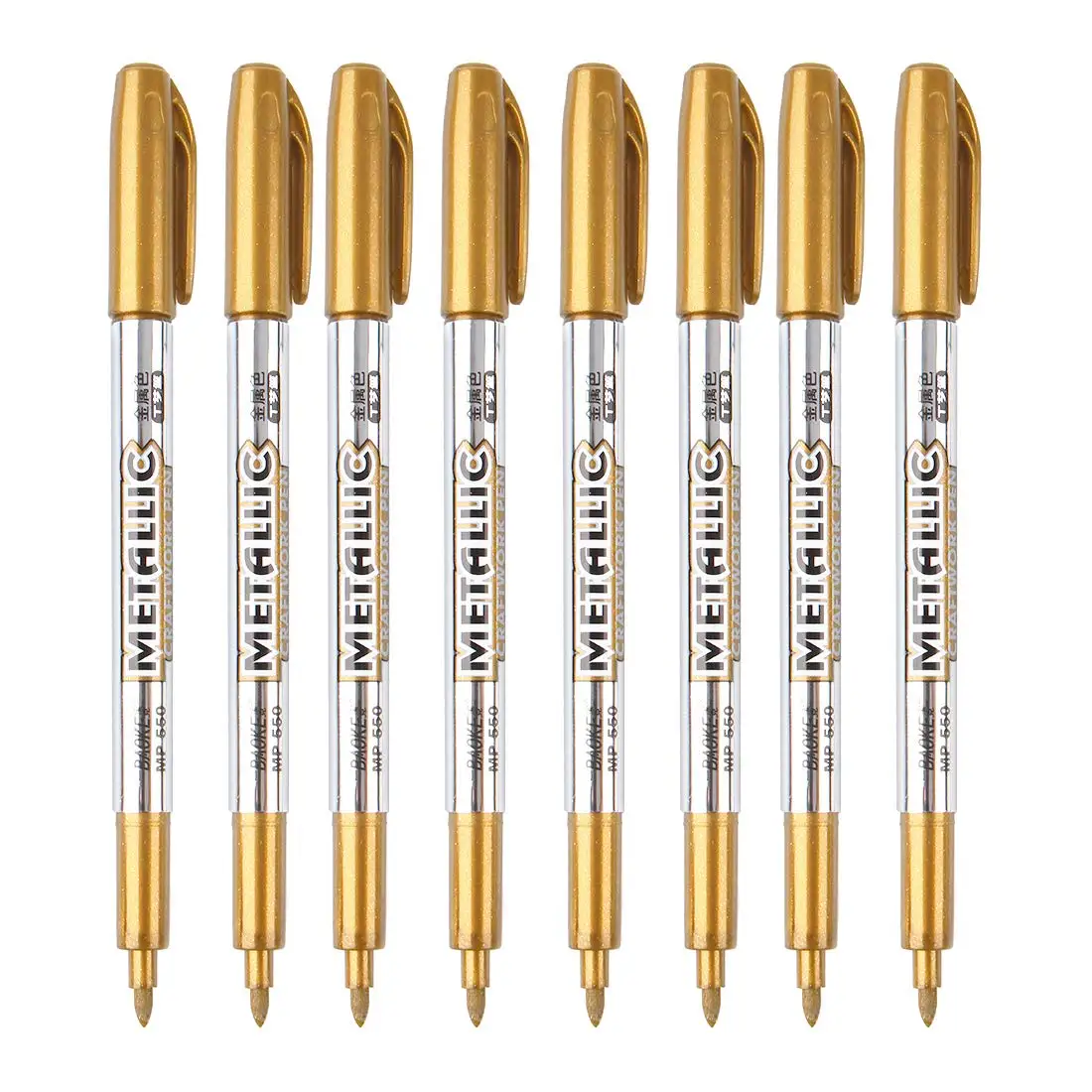 Pens Silver And Gold Paint Pens For Black Paper Glass Rock Painting Halloween Pumpkin Card Making