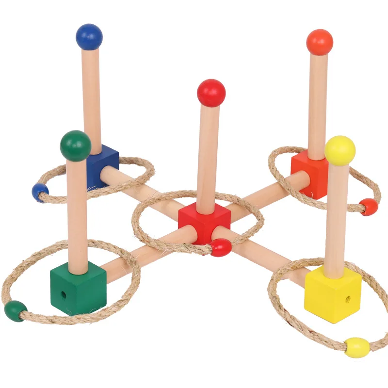 

Wooden Montessori Materials Sensory Toys Hitch Up Color Sorting Game Educational Learning Toys Juguetes Montessori E1864H