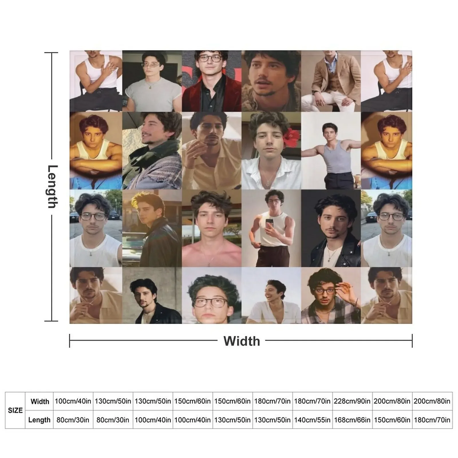 Фото Одеяло Milo Manheim, элитный бренд, плюшевые декоративные кровати, манга, одеяла №3