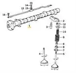 

Распределительный вал M43 E36 E46