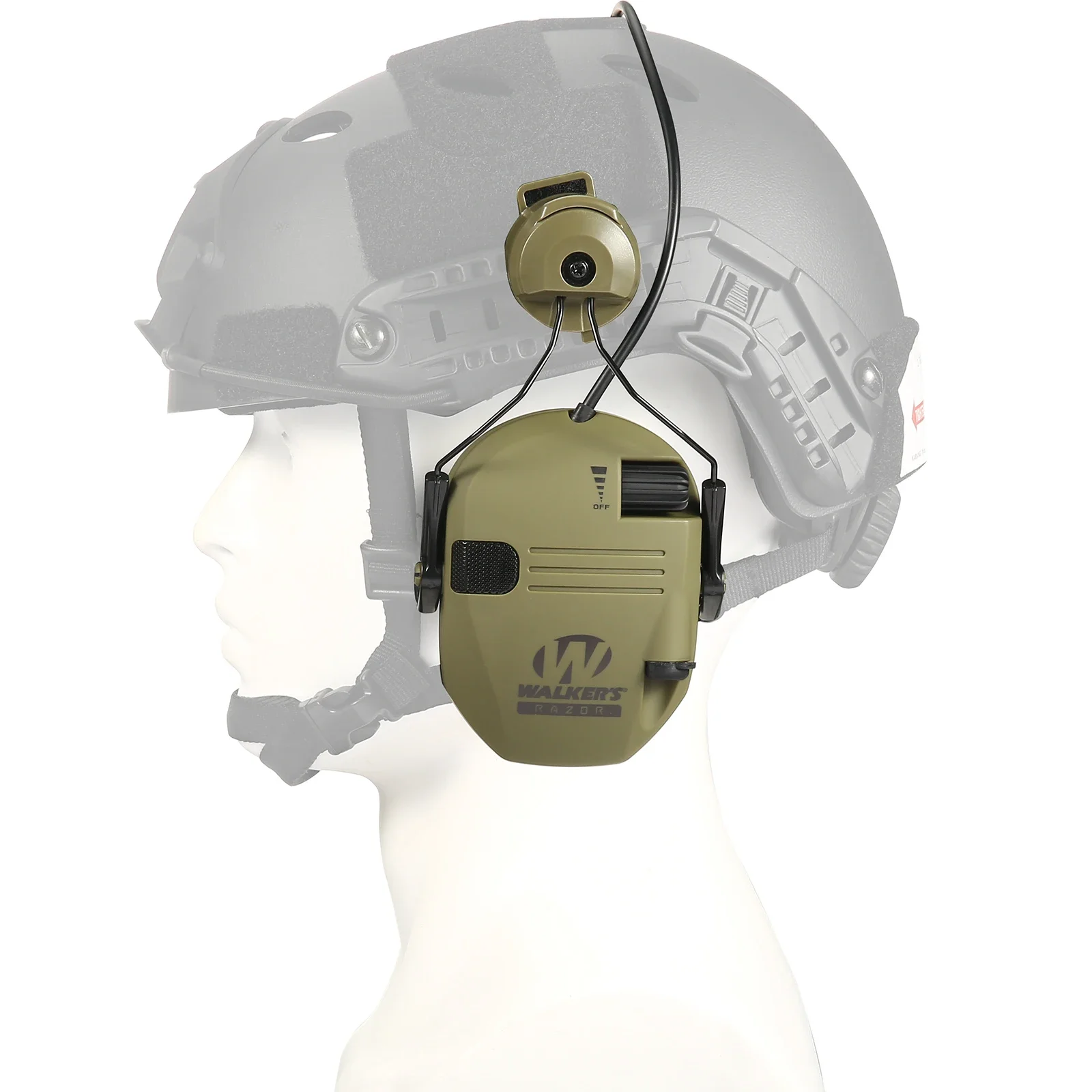 

Neweset Electronic Shooting Headset Helmet Mounted Version Hunting Pickup and Noise Reduction Tactical Headset Hearing Protect