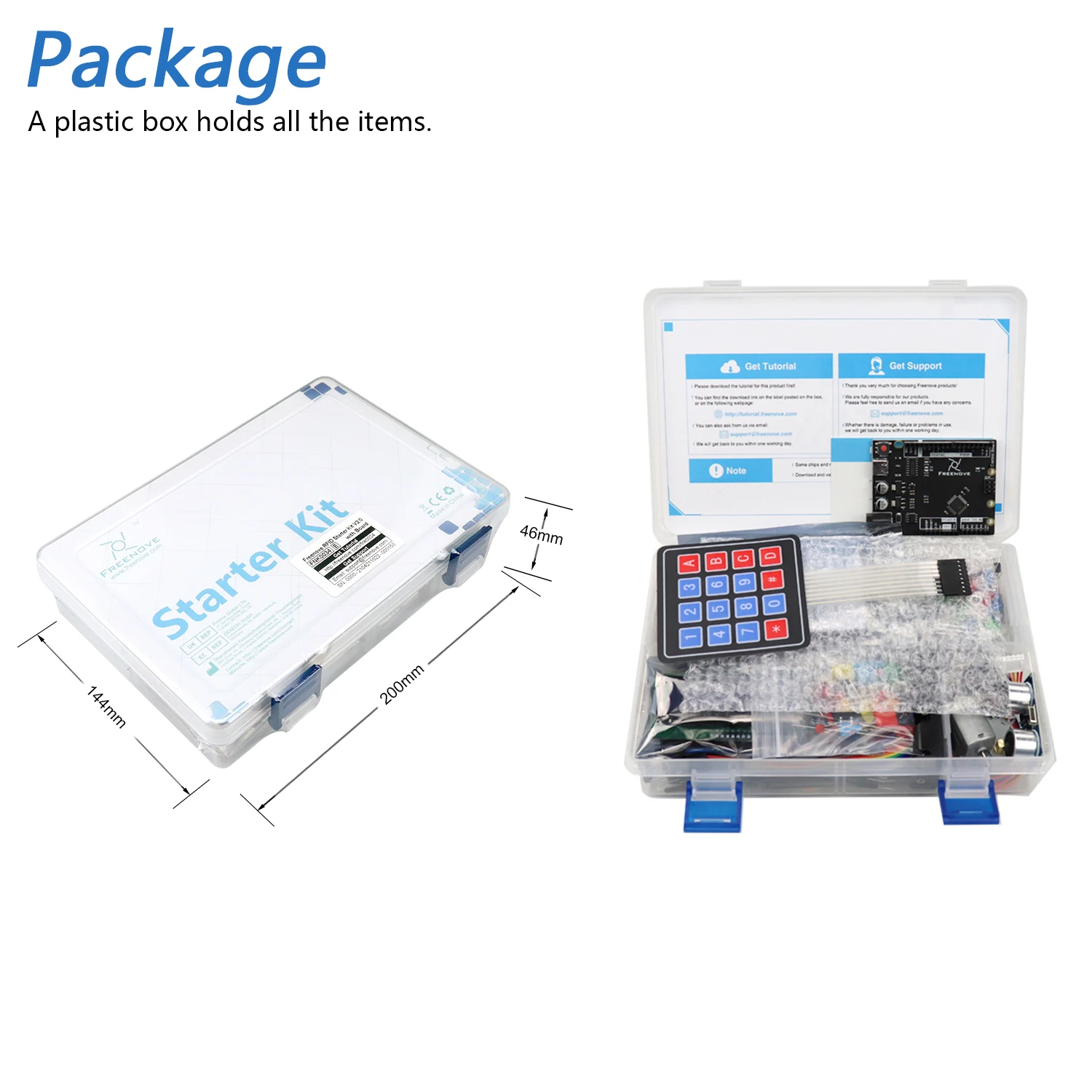 Стартовый комплект Freenove с радиочастотной идентификацией V2.0 для Arduino UNO R3 V4 266
