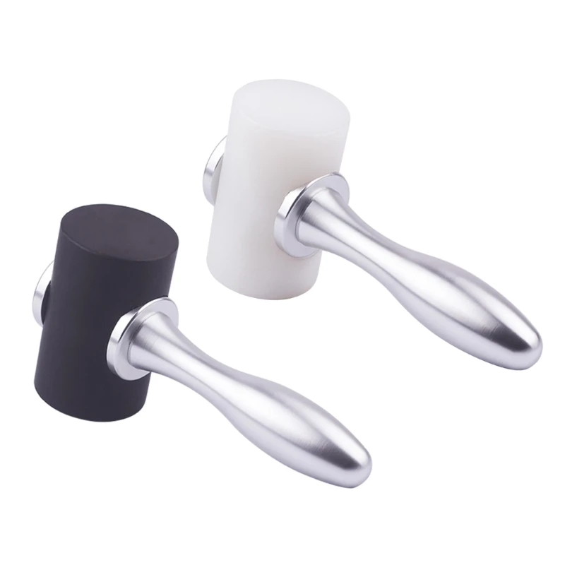 

Прочный кожевенный молоток, нейлоновый молоток с эргономичной ручкой для штамповки, инструмент для шитья воловьей кожи, длина