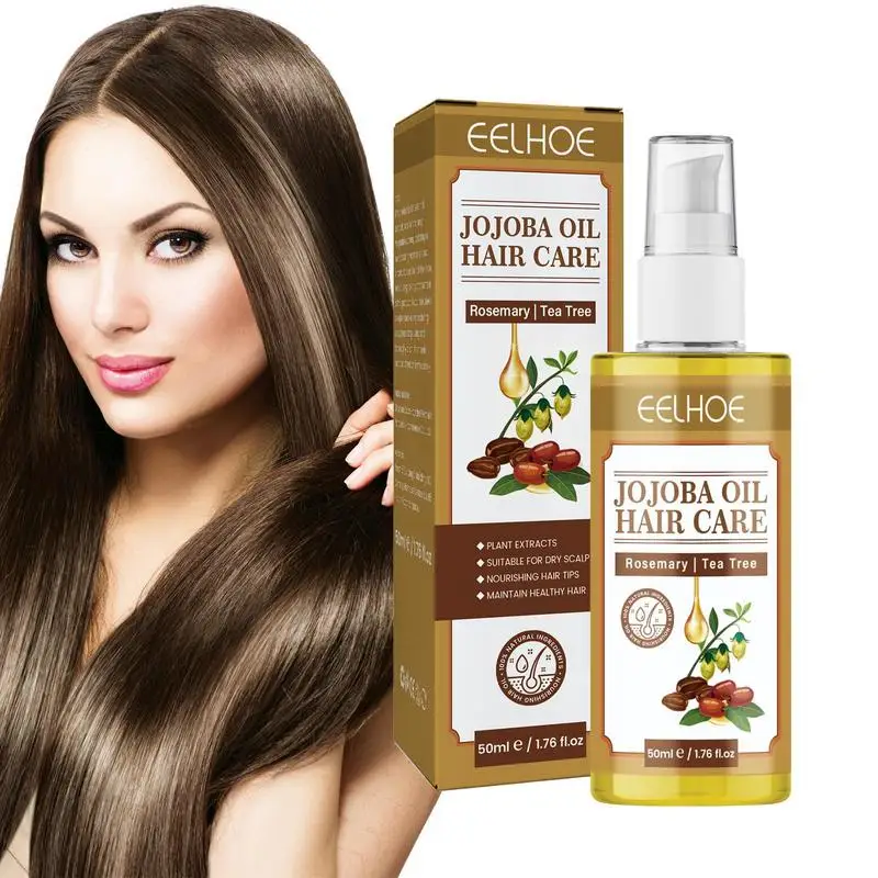 

Repairing Hair Oil 50ml Jojoba Oil Conditioner For Dry Hair Hair Rosemary Oil For Dry Damaged Hair Moisturizer For Dry Hair