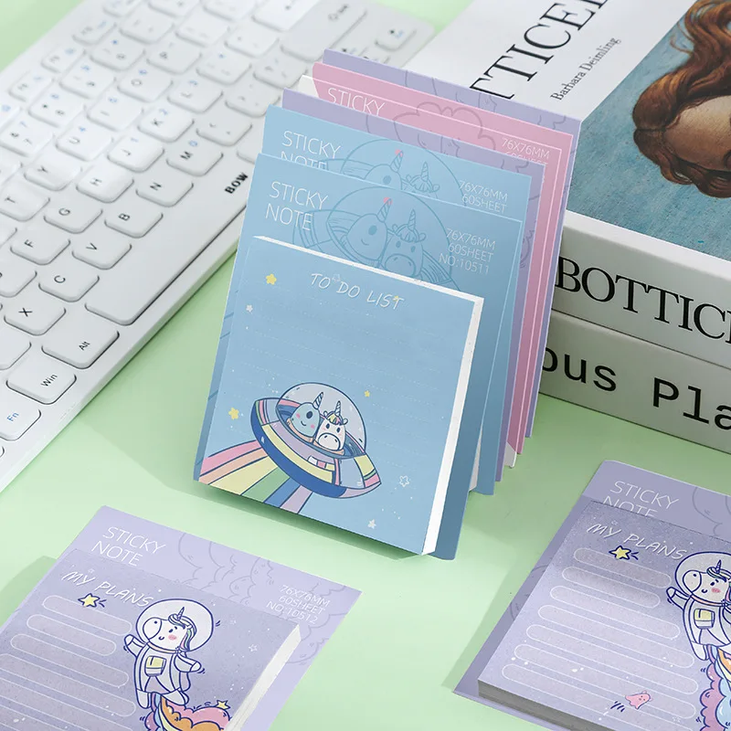 

TULX back to school memo pads memo sheets office accessories sticky notes kawaii stationary office decor memo notepad