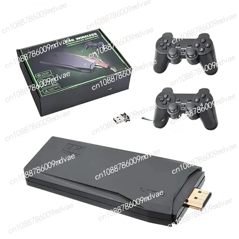 M8 4K HD TV Stick встроенные игры 3500/10000 видео с беспроводным контроллером консоль для PS4