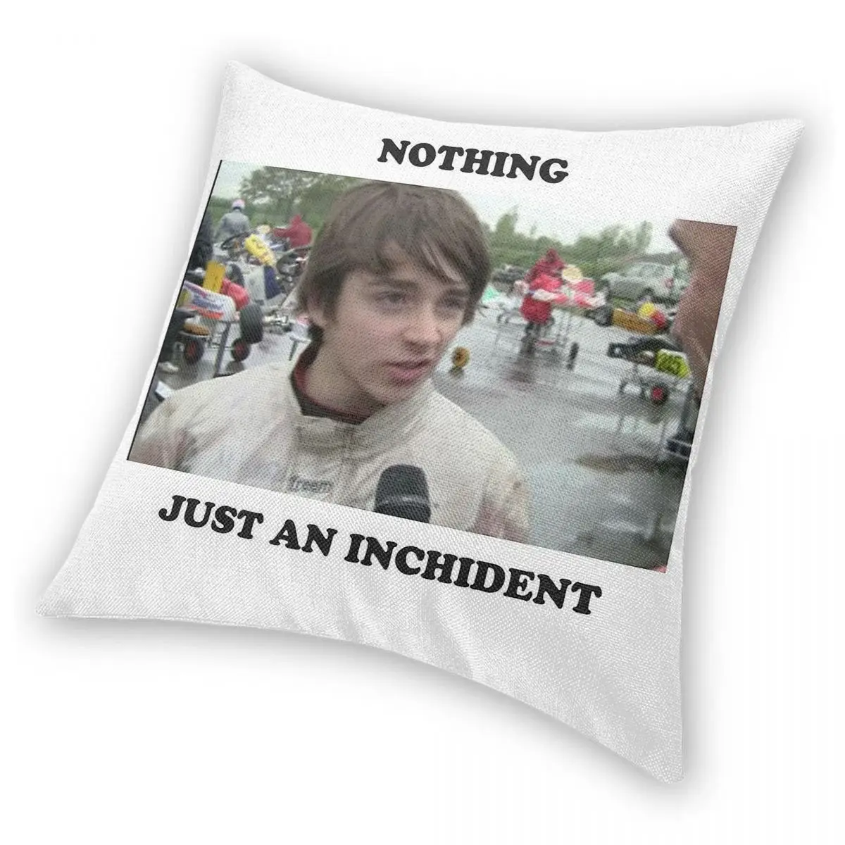 Наволочка для подушки Just An Incident Charles Leclerc, полиэстер, лен, бархат, с узором, на молнии, декоративная наволочка для диванакресла (art.: 3920da184e310) - 3920da184e310