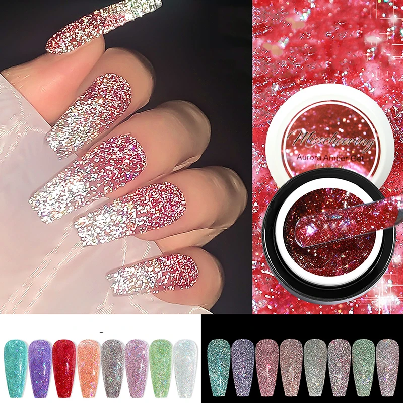 

2022 Новый Маникюрный супер флэш Янтарный сломанный клей для алмазов новый цвет стеклянный японский консервированный клей для ногтей