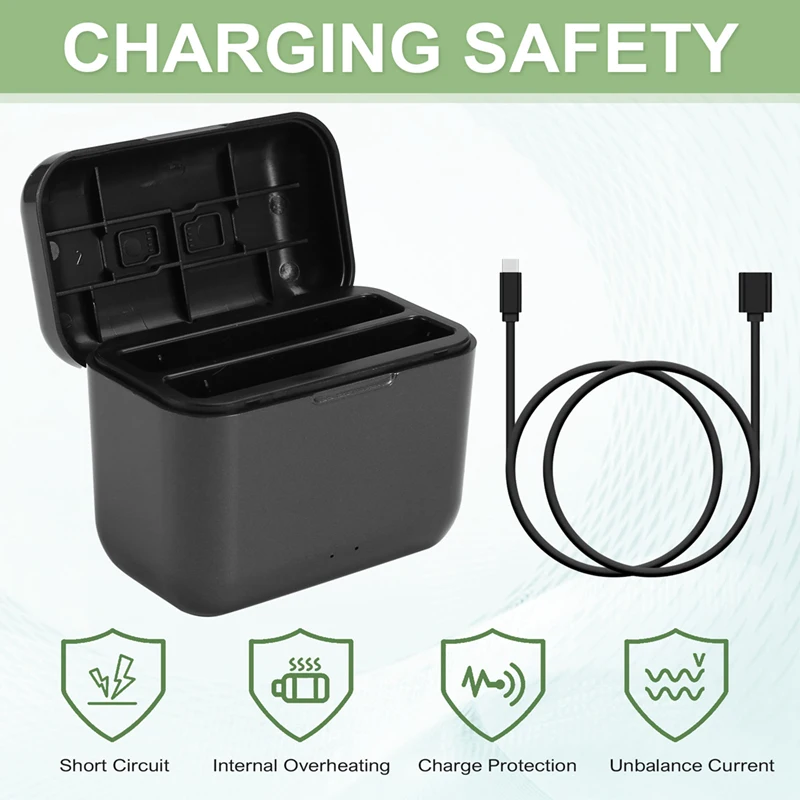 Быстрое зарядное устройство для Insta360 X4 быстрая портативная 2-канальная станция