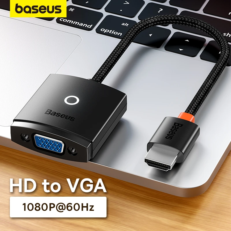 With Audio Power Supply For Laptop Projector Switch Xbox Ps4 Tv Hd To Vga Converter