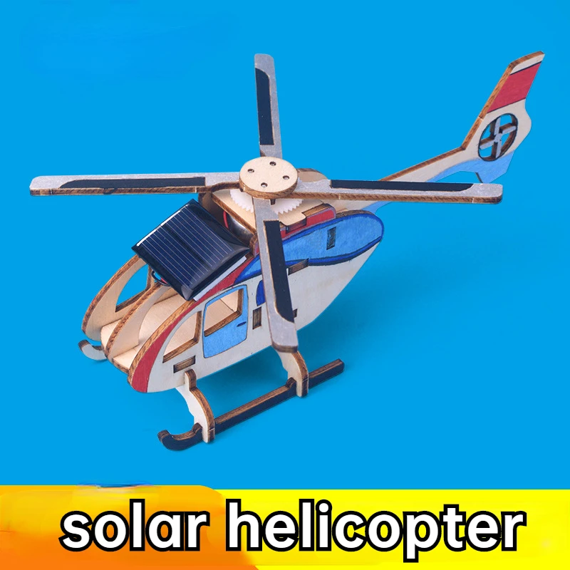 

Diy Aircraft Solar Powered Helicopter Technology Small Production Steam Science Experiment Science Education Toys Wooden materia