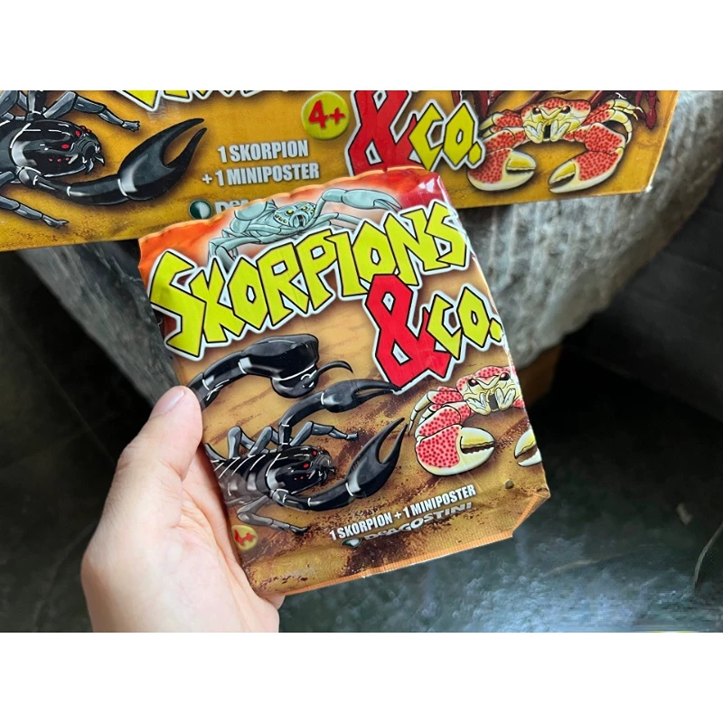 

Genuine Soft Glue Animal Scorpion Co Figure Crab Model Ornaments Accessories Children Collection Present