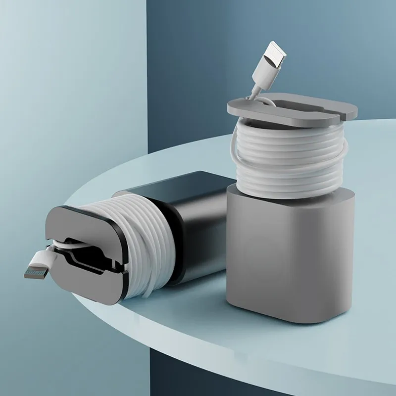 Для Apple USB-C устройство для быстрой зарядки 2023, силиконовый защитный чехол 20 Вт/18 Вт, устройство для намотки кабеля для передачи данных, протектор кабеля, органайзер для хранения