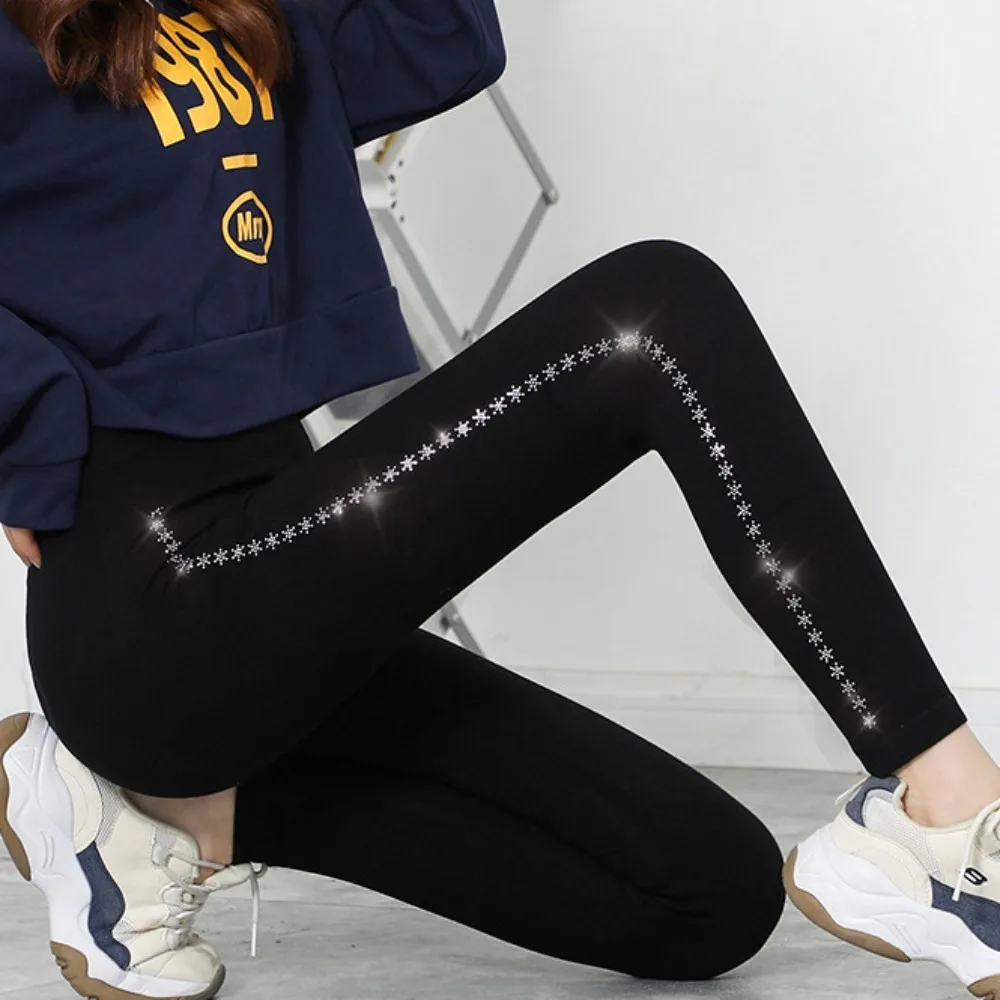 Яркие блестящие леггинсы с высокой талией шаровары для отдыха брюки супер