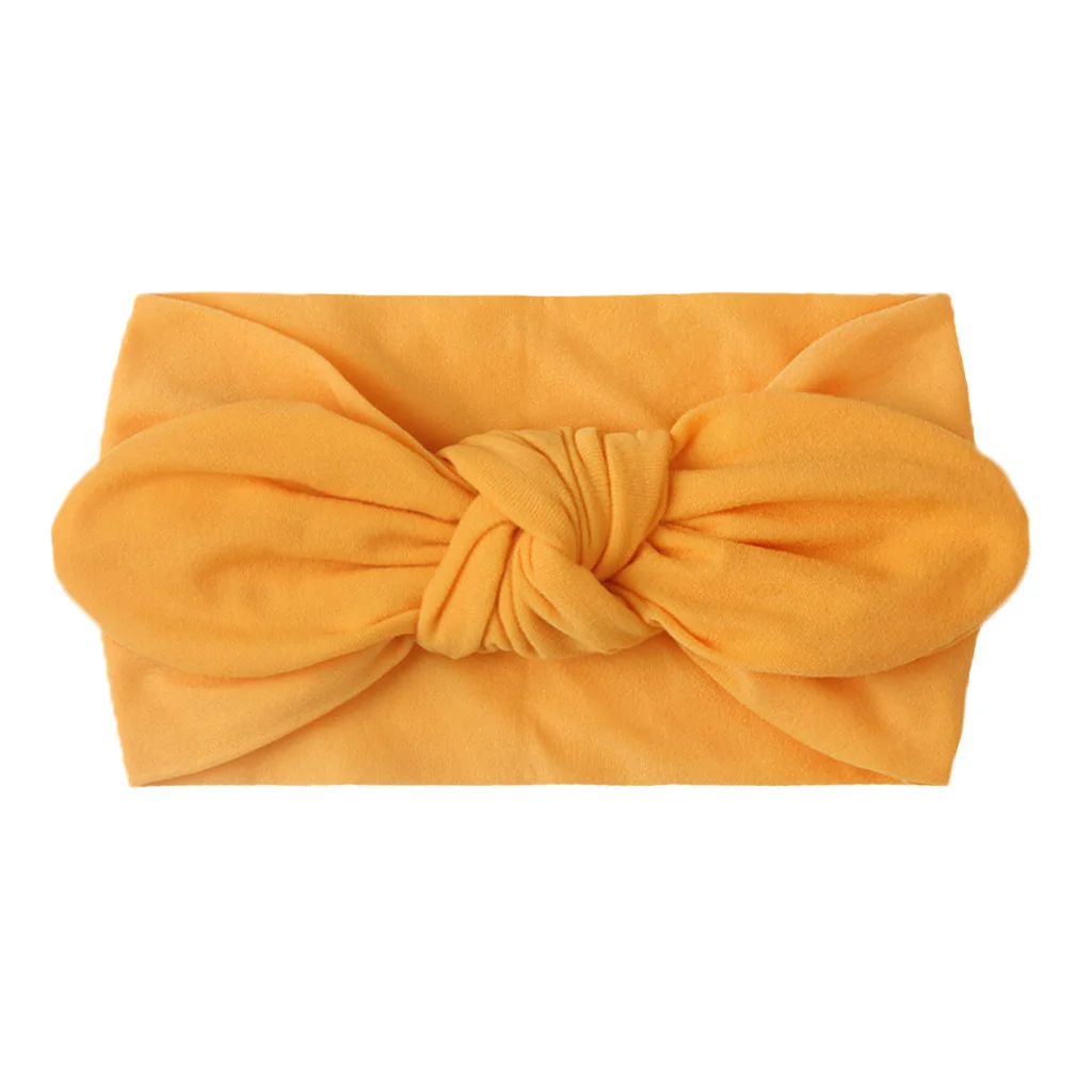 

Baby Cute Nylon Bows Elastic Hair Band Baby Girls Rabbit Ear Headwear Hair Accessory Children Infant Toddler Headbands