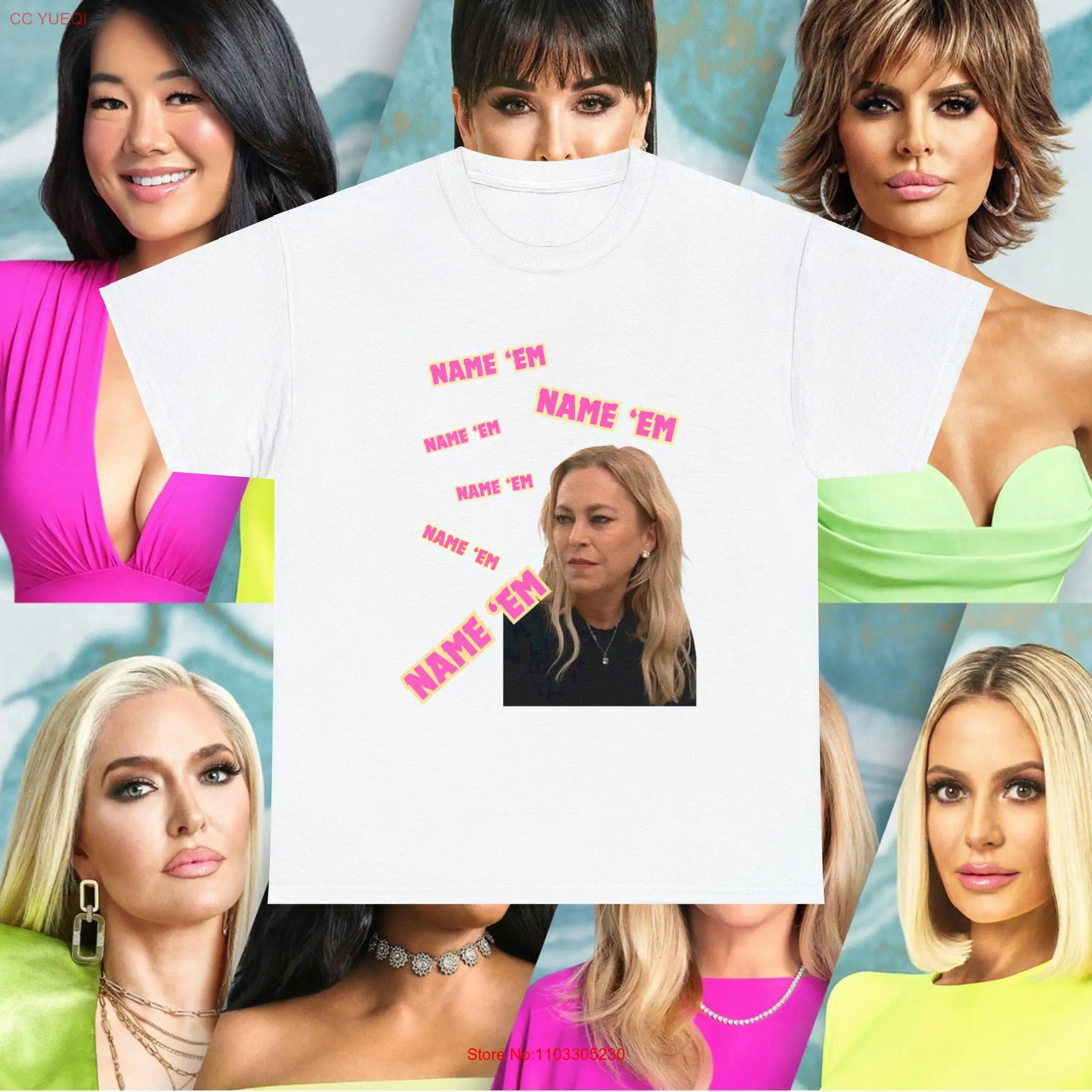Футболка Sutton RHOBH Name Em с длинными или короткими рукавами