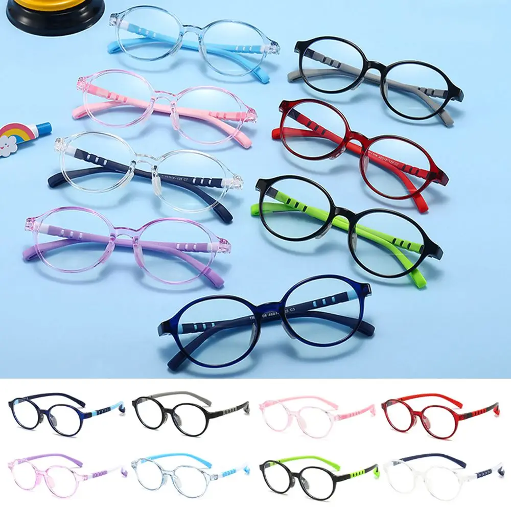 

Fashion Portable Eye Protection Online Classes Ultra Light Frame Kids Glasses Anti-blue Light Comfortable Eyeglasses