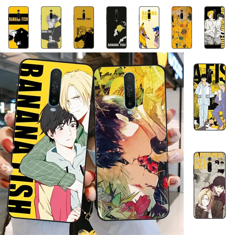 

Japan Anime Banana Fish Phone Case For Redmi 5 6 7 8 9 10 plus pro 6 7 8 9 A GO K20 K30 K40 pro plus F3 Fundas