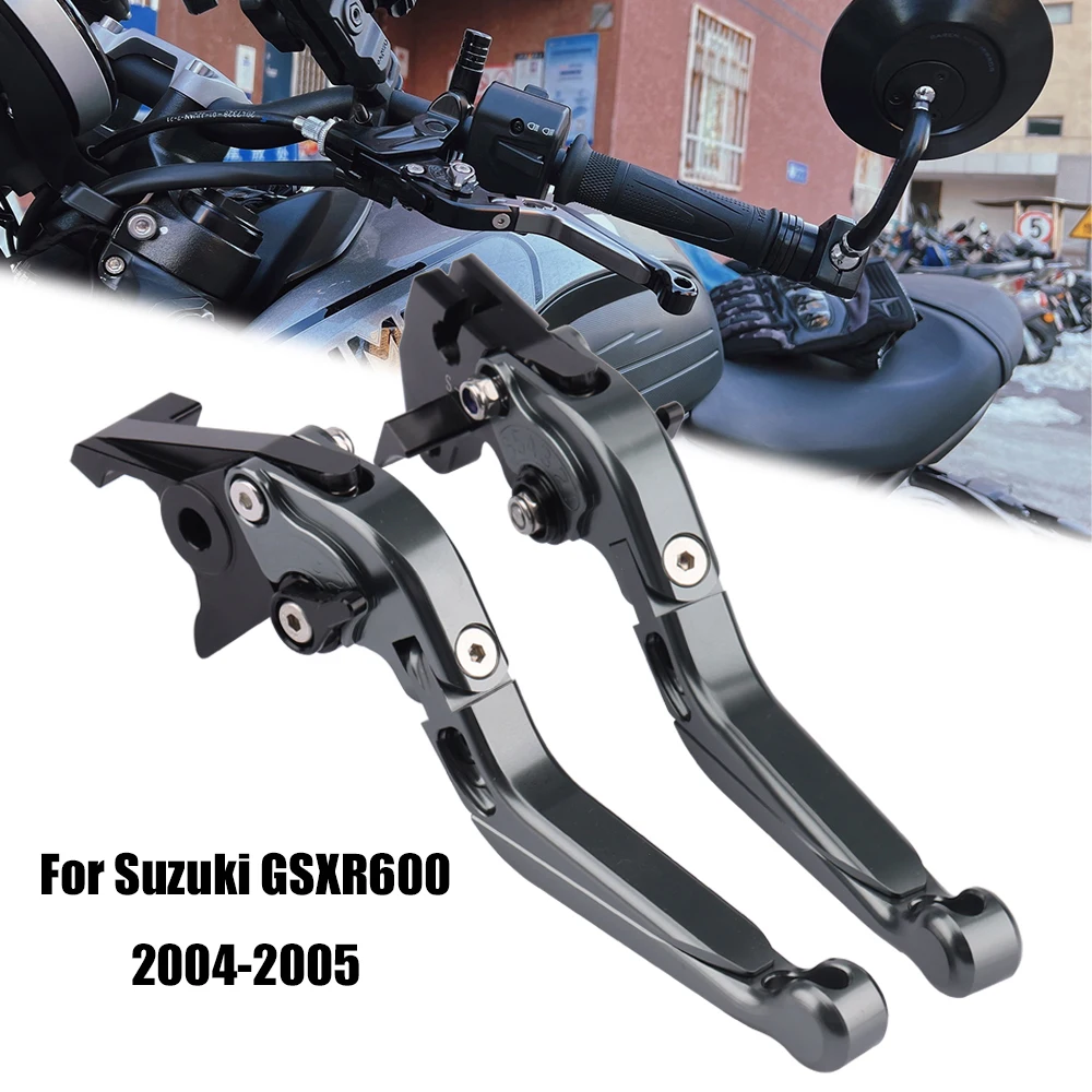 

For Suzuki GSXR600 GSXR 600 GSX-R600 GSXR GSX-R 600 2004 2005 Adjustable Foldable Extendable Brakes Handle Clutch Levers