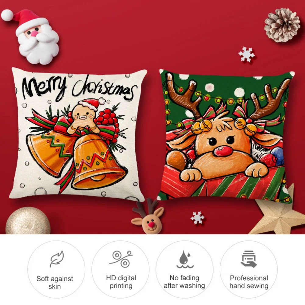 

Christmas Holiday Pillowcase Holiday Decoration Set Home Decoration Home Pillowcase Decorative Pillowcase