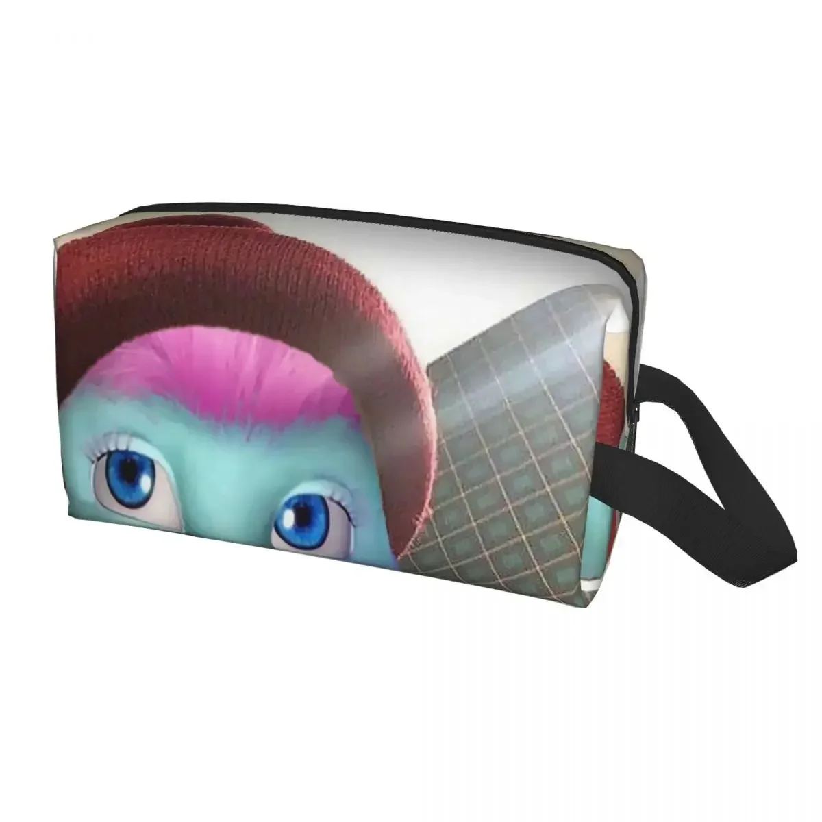 Косметичка для женщин Bisble Meme психоделическая Женская модная косметичка большой