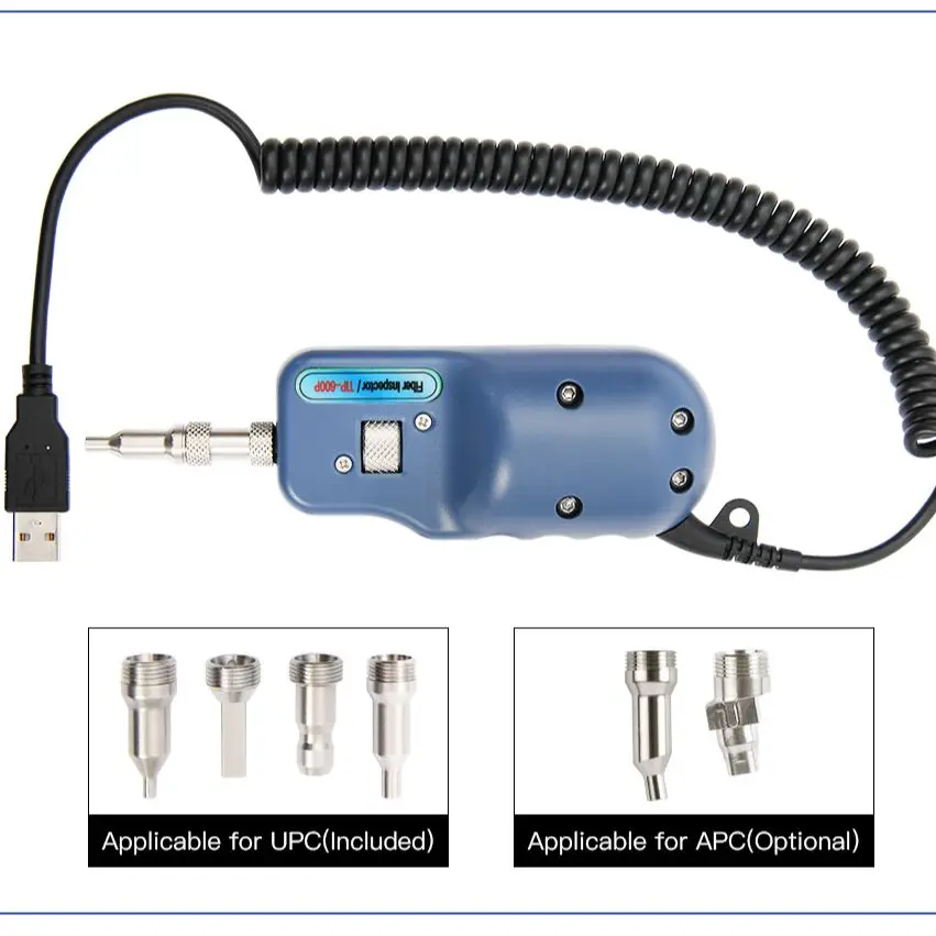 

Диагностический прибор ORIENTEK, инструмент для очистки волокна, 400X увеличение, USB-порт адаптирован, 8 разъемов