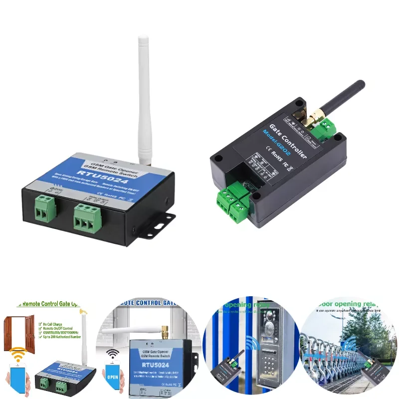 

Wireless Door Access Remote Control Gate Door Opener Relay Switch Opener By Free Call 850/900/1800/1900MHz EU US Plug