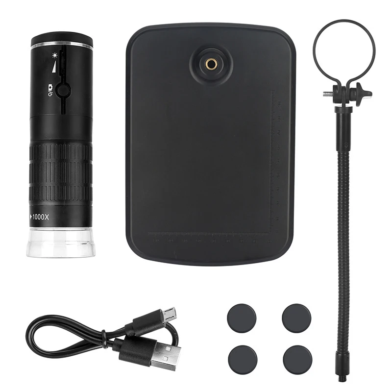 

Цифровой микроскоп HD 1080P 1000X с поддержкой Wi-Fi и USB