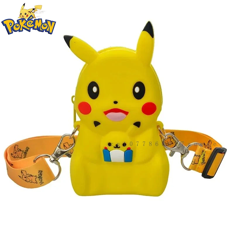 Покемон аниме Пикачу Сквиртл модная сумка принцесса маленький силиконовый