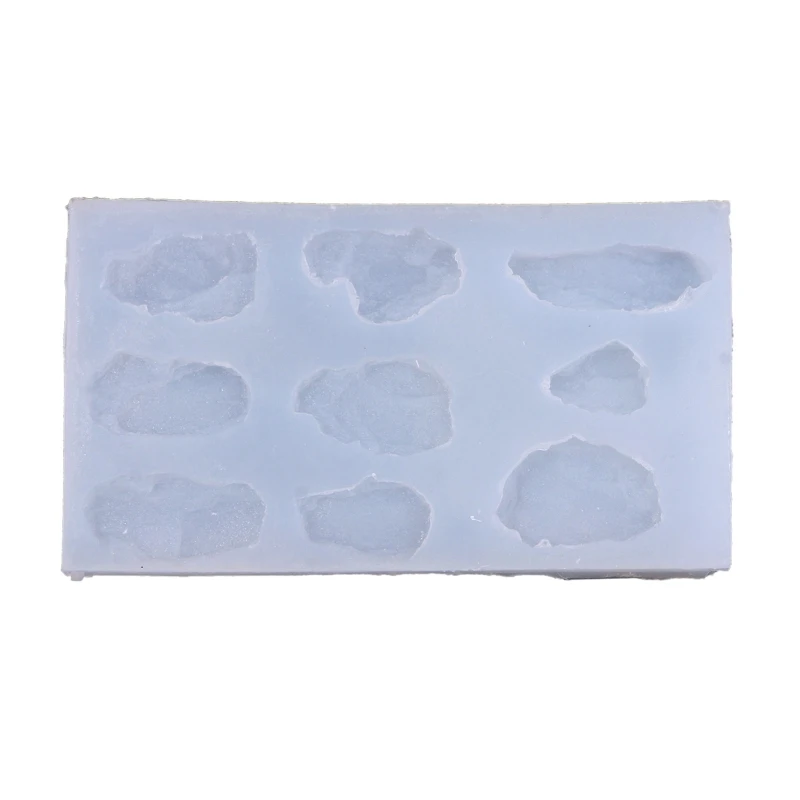 

R3MC Handmade Rock Epoxy Resin Mold Plaster Soap Silicone Mould DIY Crafts Jewelry