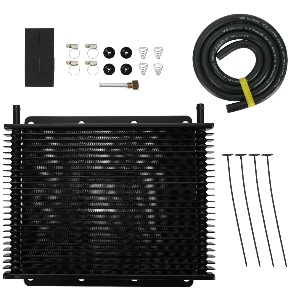 

Универсальный алюминиевый масляный радиатор для автоматической коробки передач, 14-рядный радиатор с масляным охлаждением