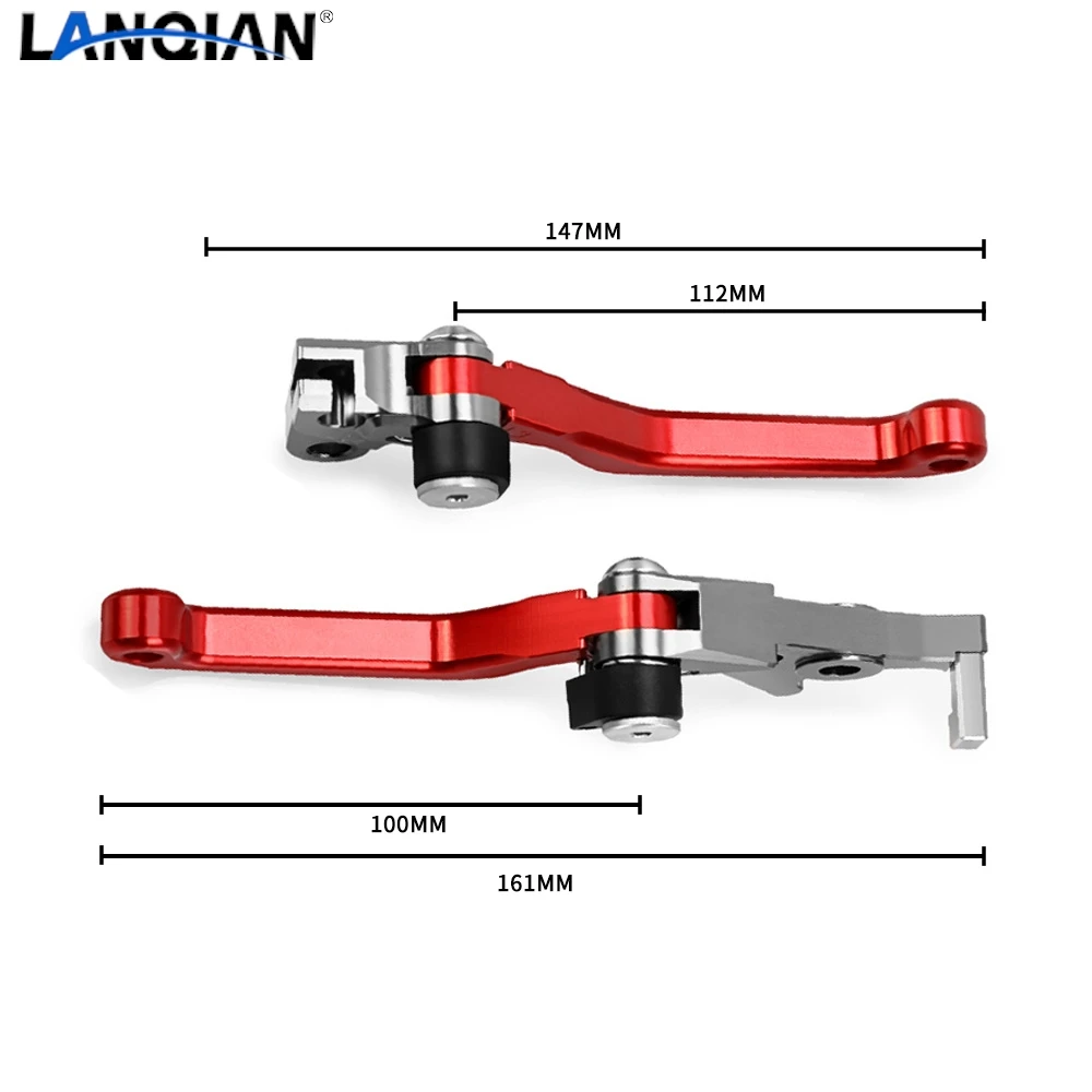 Алюминиевые поворотные тормозные рычаги с ЧПУ для велосипеда бездорожья