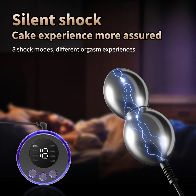 Беспроводной пульт дистанционного управления анальная пробка с электрическим