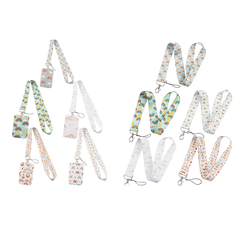 

Bohemia Rainbow Series Mobile Phone Lanyard U Disk Certificate Card Mobile Phone Camera Key Pendant Accessories Gift